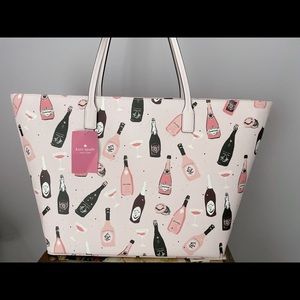 Kate Spade champagne tote